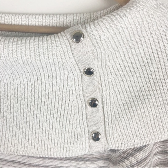 White House Black Market Off-the-Shoulder Sweater - Picture 7 of 8